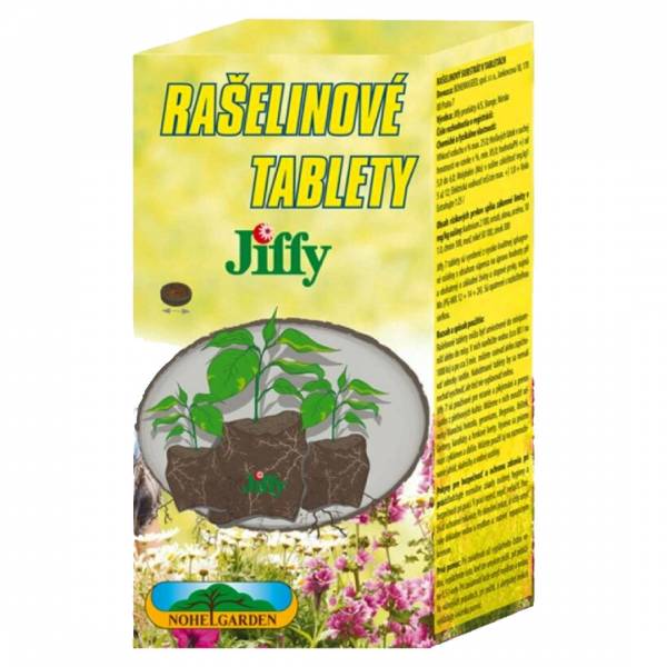 Rašelinové tablety Jiffy Nohel Garden 33 mm, 40 ks