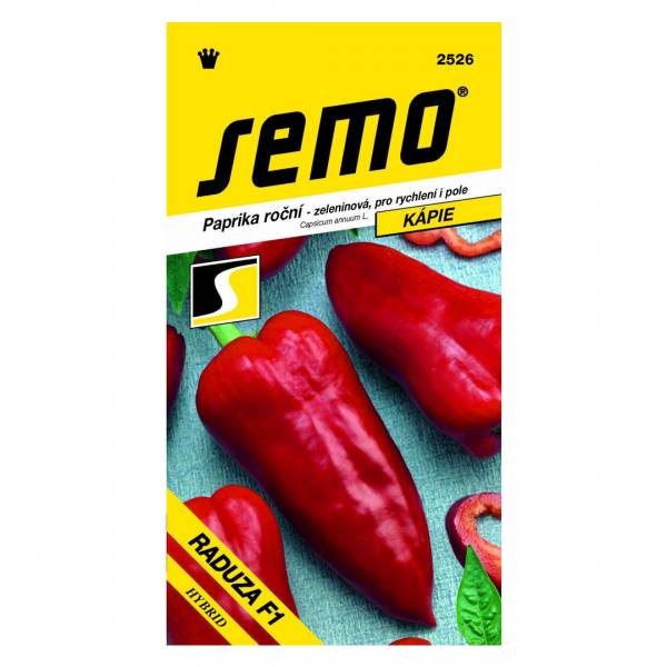 Semienka Paprika ročná Raduza F1