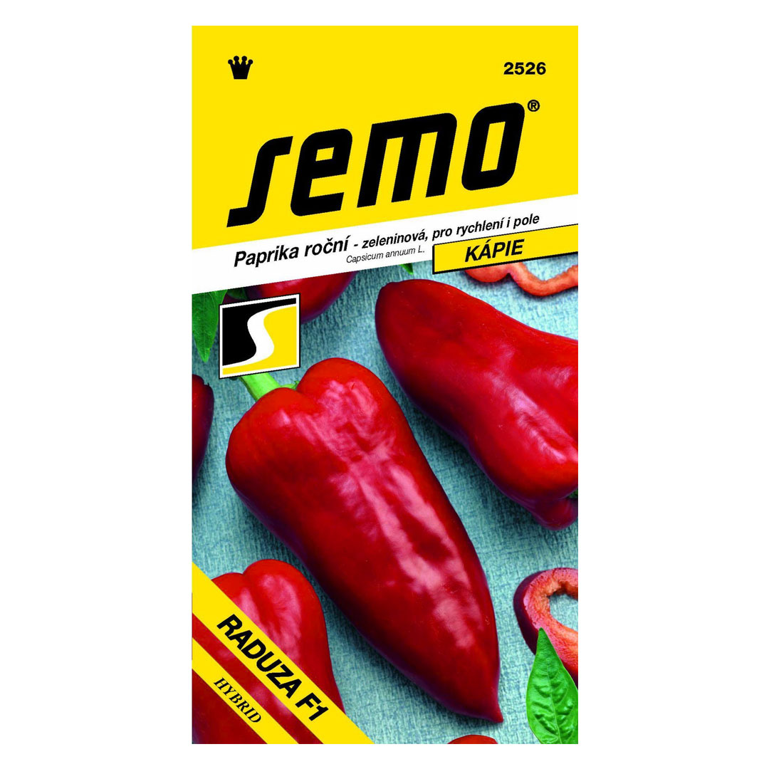 Semienka paprika ročná raduza f1 | záhradníctvo garden team Semienka paprika ročná raduza f1