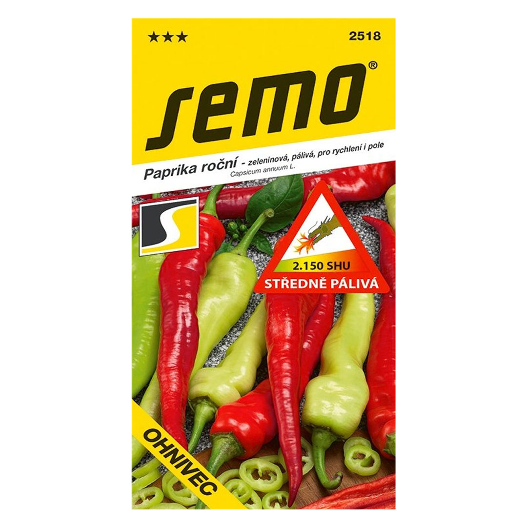 Semienka paprika ročná ohnivec | záhradníctvo garden team Semienka paprika ročná ohnivec