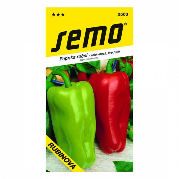 Semienka Paprika ročná Rubinova