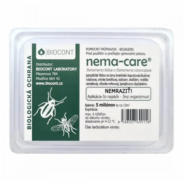 Nema-care parazitické háďatká proti larvám kvetáriek 5 ml valenie