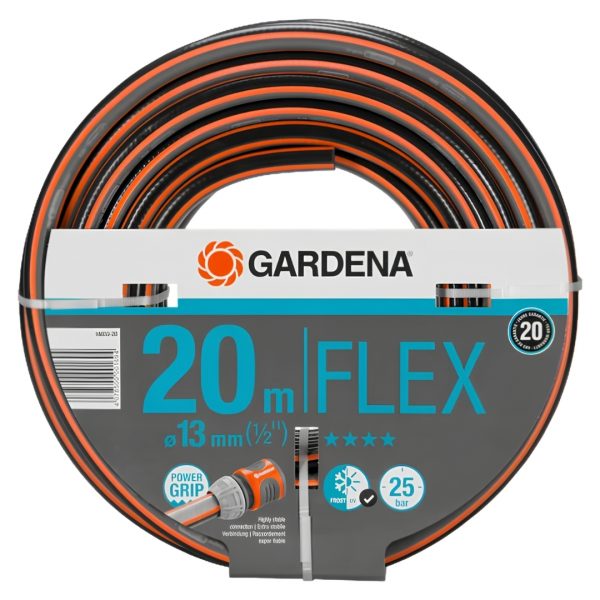 Zvinutá záhradná hadica Gardena Flex Comfort 1/2″ 20m