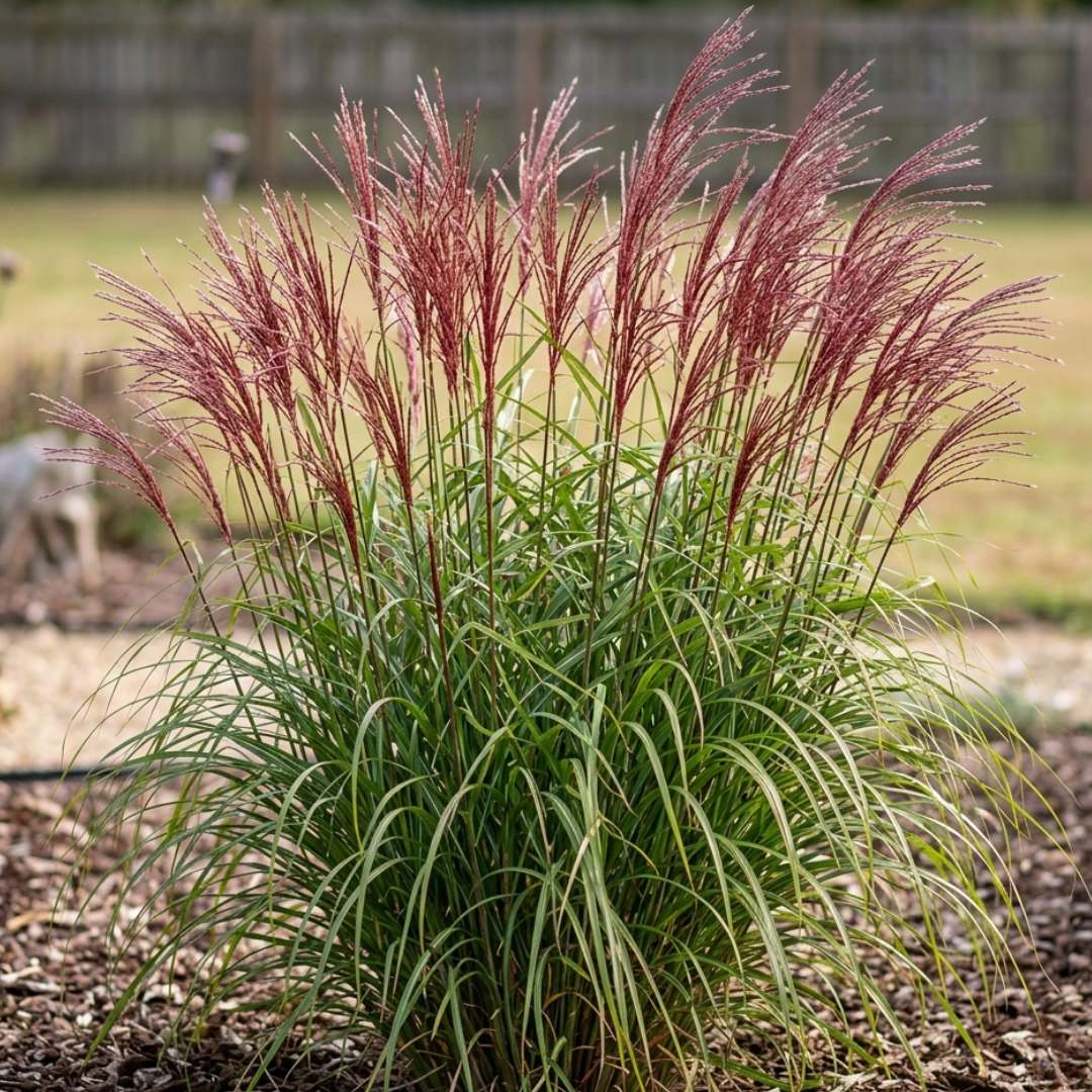 Miscanthus sinensis red chief | záhradníctvo garden team Miscanthus sinensis red chief