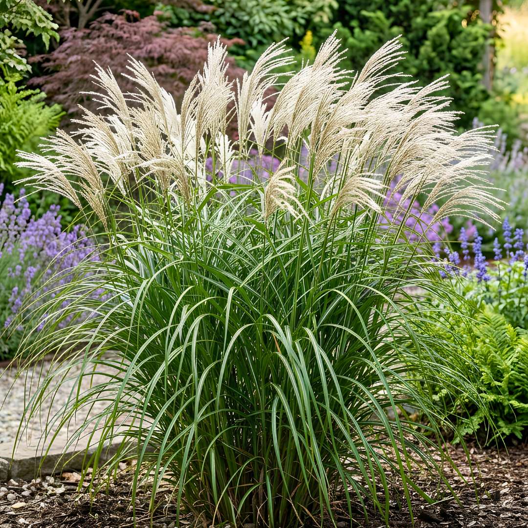 Miscanthus sinensis memory | záhradníctvo garden team Miscanthus sinensis memory