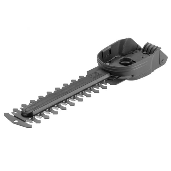 Náhradné nože na kríky Gardena 18 cm s precíznou strihacou čepeľou a sivým plastovým mechanizmom uchytenia.