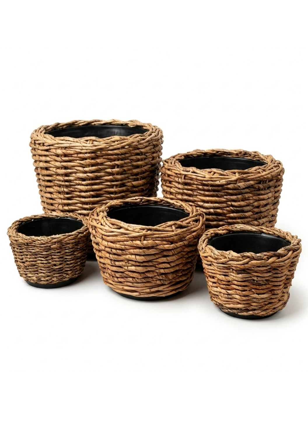 Kvetináč abaca natural | záhradníctvo garden team Kvetináčr abaca natural z prírodného banánového listu s plastovou výplňou