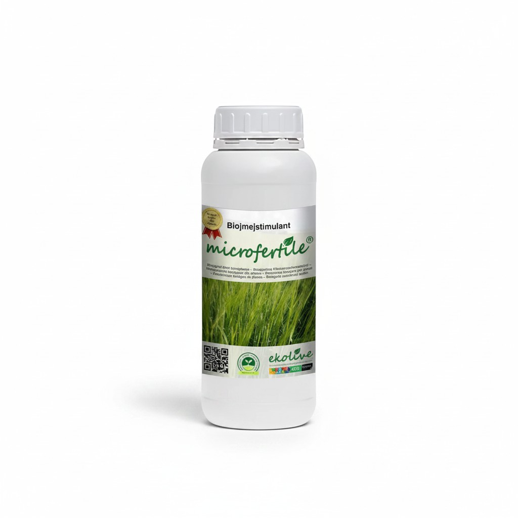 Microfertile® plant pôdny biostimulant 1l | záhradníctvo garden team Microfertile® plant pôdny biostimulant v stojacej bielej fľaši s objemom 1l